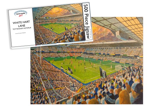 White Hart Lane Stadium Fine Art Jigsaw Puzzle - Tottenham Hotspur FC White Hart Lane Stadium Fine Art Jigsaw Puzzle - Tottenham Hotspur FC